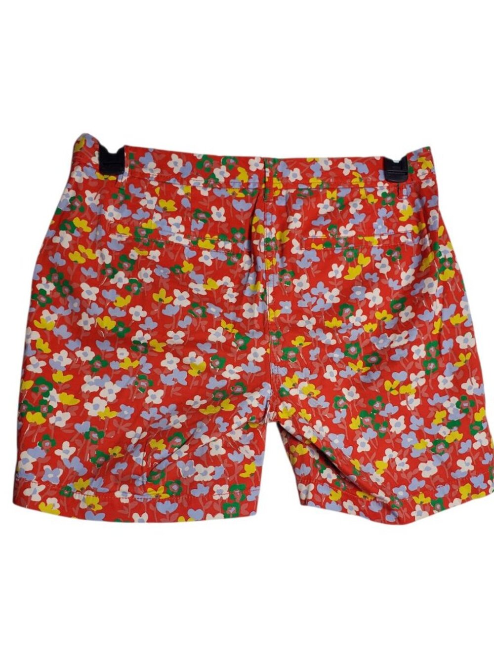 Talbots Womens Floral Print Girlfriend Chino Shorts Red/Multicolor Size 6 - Picture 3 of 12